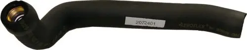 Isoliertes Wellrohr mit einem gebogenen Ende, geeignet für Heizungsanwendungen. Das Produkt gehört zur Marke Wolf.